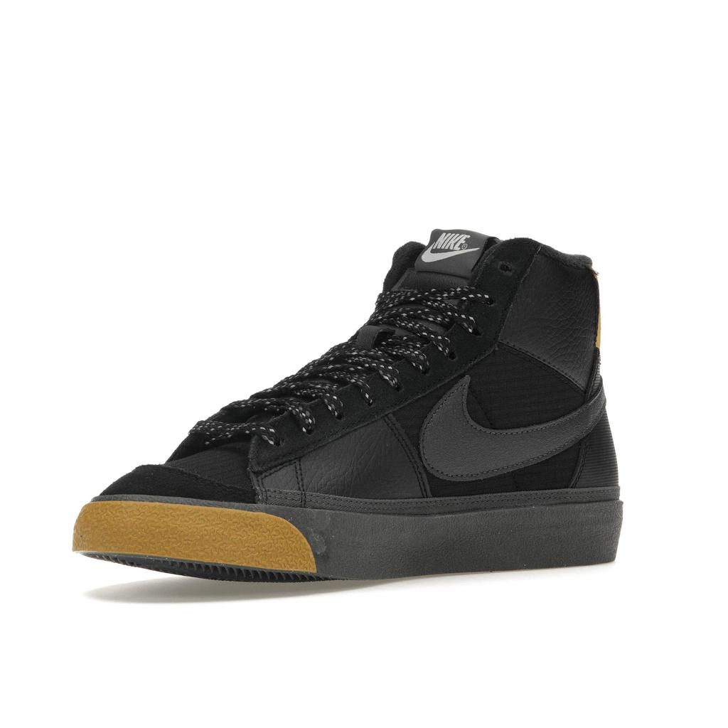 Nike Blazer Mid Pro Club Remastered - Мужские кроссовки Black Bronzine Medium-Ash Blue-Tint FB8891-001
