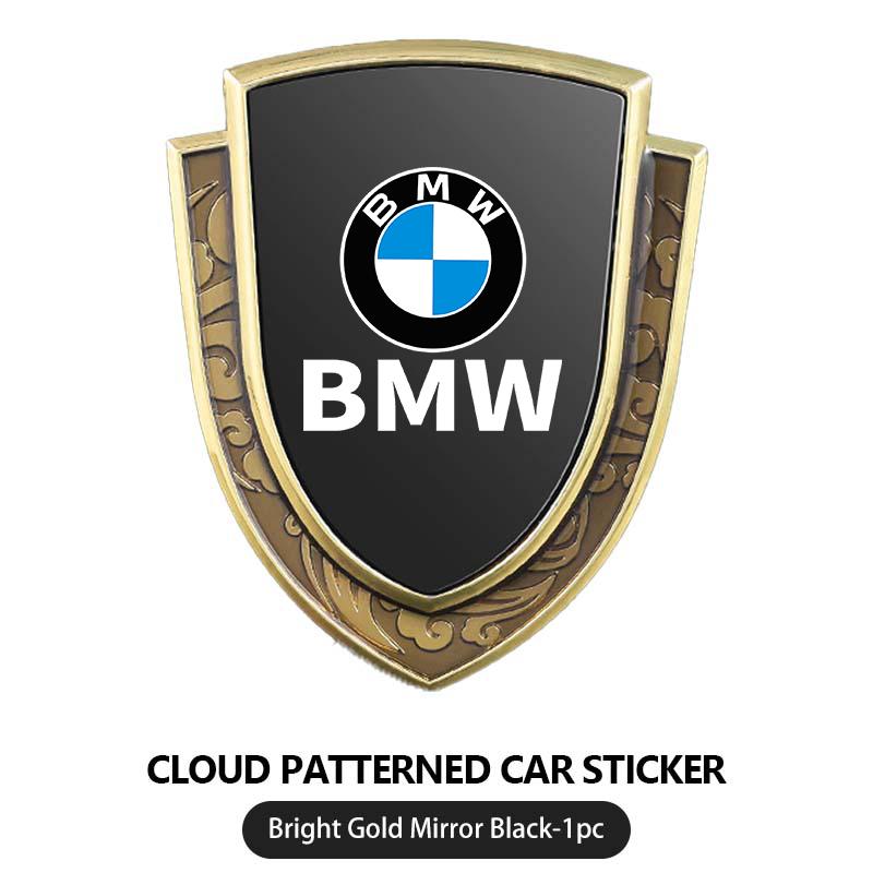 Car Metal Shield Emblem Side Fender Body Trunk Badge Stickers For BMW Performance X1 M3 M6 F01 F02 E34 E36 E60 F10 F20 X6 VR7