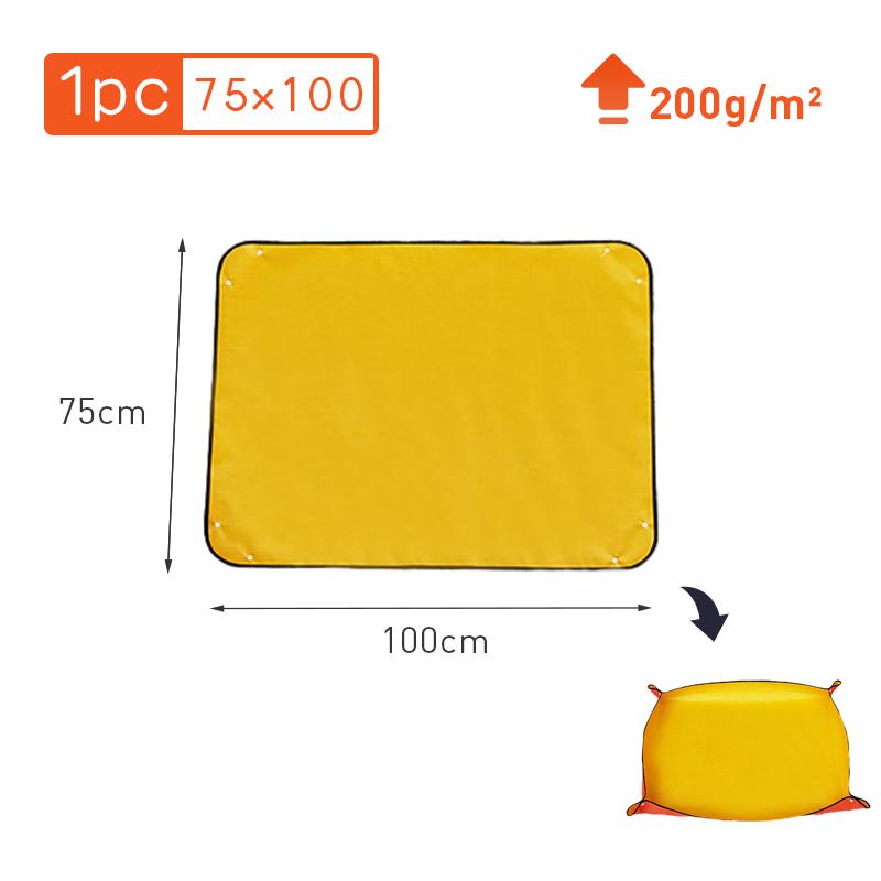 Водонепроницаемый складной коврик для посадки, садовый коврик, подложка для горшков, пересадка, смешивание почвы, обрезка растений, садовый инструмент