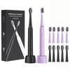 Sonic Electric Toothbrush with 6 Tooth Brush Heads IPX7 Waterproof USB Toothbrush Adult Ultrasonic Brush for Teeth Cleaning