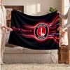 Charlton Athletic Personalized Fleece Blanket With Football Logo, Custom Name Text Soft Warm Home Throw Blanket