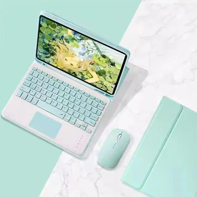 Чехол для клавиатуры планшета для Xiaomi Redmi Pad SE 2023 11 дюймов для Xiaomi Pad 5/6 Pro Redmi Pad 10,6, кожаный чехол с магнитной клавиатурой и гнездом для карандаша