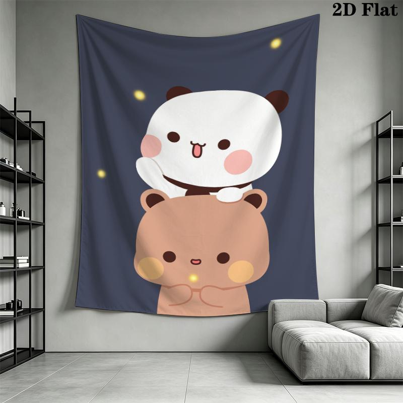 BUBU&DUDU Wall Tapestry Aesthetic Wall Hanging Printed Fabric Blanket Decorative Tapestries for Bedroom Living Room Home Decor