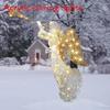 Angel Tree Topper Led Lighted Acrylic Star For Christmas Tree Decor