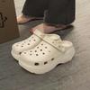 Fashion Soft Sole Height-Increasing Clogs for Women Outdoor Wear Non-Slip Comfortable Beach Sandals