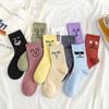 Fashion Woman Socks Cartoon Print Kawaii Cute Socks Casual Unisex Men Women Harajuku Streetwear Hip Hop Skateboard Crew Sock