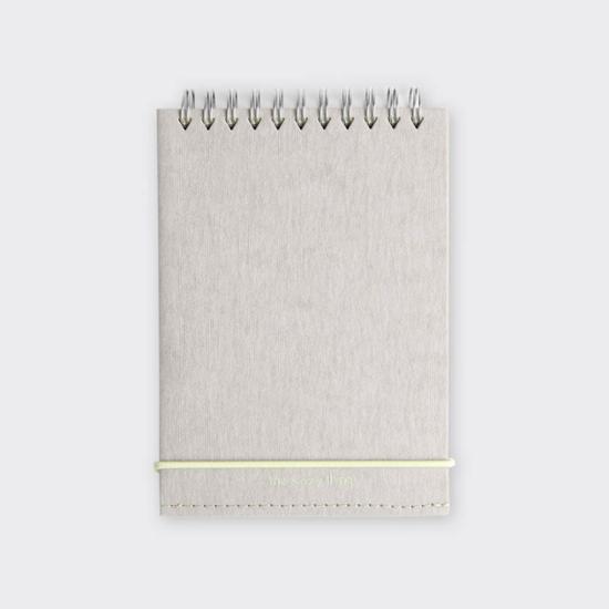 Маленькая канцелярия Очень тонкий блокнот Портативный (2 типа, выберите 1), популярная фраза в Корее