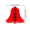 Сотовые рождественские украшения 3D бумажные центральные композиции для столов, Рождественские украшения для домашней вечеринки, Праздничные принадлежности для украшения на Новый год