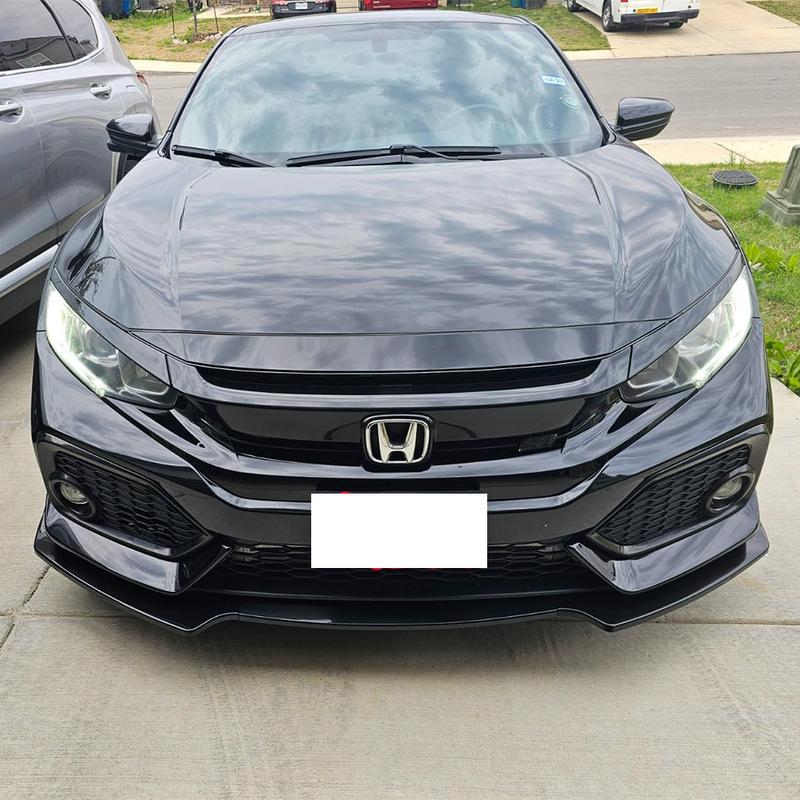 HTTYYX Разделитель губы диффузора бампера кузова спойлер защита для Civic Hatchback/Седан/Купе/Type R FK7 FK8 Si 2016-2021