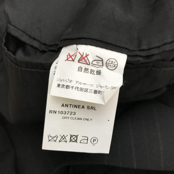 Emporio Armani Приталенный пиджак в черную полоску, размер 50 (Мужской L) Япония Официально(ИСПОЛЬЗОВАЛ)