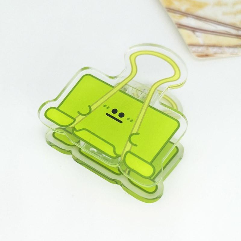 5Pcs Acrylic Spring Clip Memo Note Holder Set For Test Papers Documents School Office Organization Stationery Desk Decor