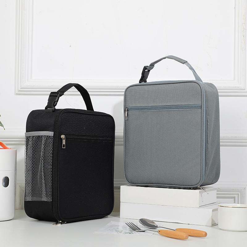 Portable Large Capacity Insulated Lunch Box Reusable Lunch Bag for Men Women Waterproof Oxford Cloth Insulated Cooler Bag