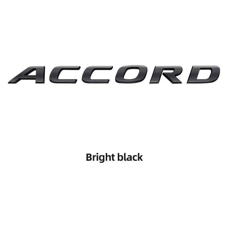 3D ABS Logo Honda Emblem Letters Car Trunk Badge Rear Letter Label for Honda Accord Elysion CR-Z Odyssey SPIRIOR Accessories