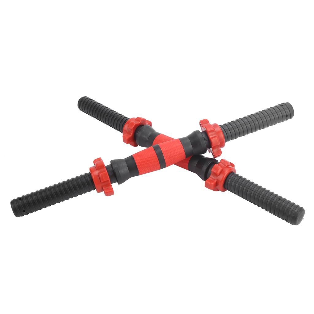 40cm Dumbbell Bars Weight Lifting Dumbbell Handles with 4Pcs Nuts Fitness Equipment