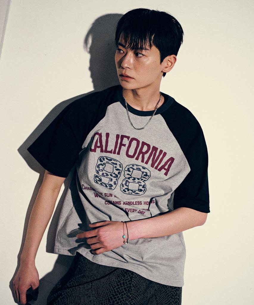 SUPERSUB 98 California Raglan Short Sleeve T-Shirt - Cream