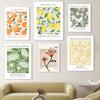 Цветочный фруктовый рынок, абстрактный скандинавский винтажный постер, современные настенные художественные принты, картины на холсте, украшения, фотографии для гостиной