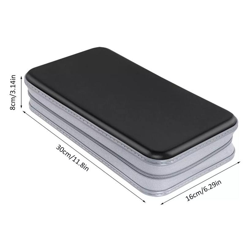 80 листов чехол для CD DVD чехол для хранения дисков держатель для CD конверт бумажник альбом жесткая коробка пластиковая упаковка диск DVD диск упаковка