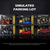 1:24 1:32 Scale Lighting Parking Lot Diecast Zinc Zinc Alloy Car Model Display Car Garage Model  Collection