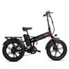 Electric Bicycle Foldable Victpip T5 Plus 20" Fat Tire 250W Motor City Electric Bike For Adult 48V 40Ah Dual Hydraulic Brake 7 Speed Max Load 150Kg