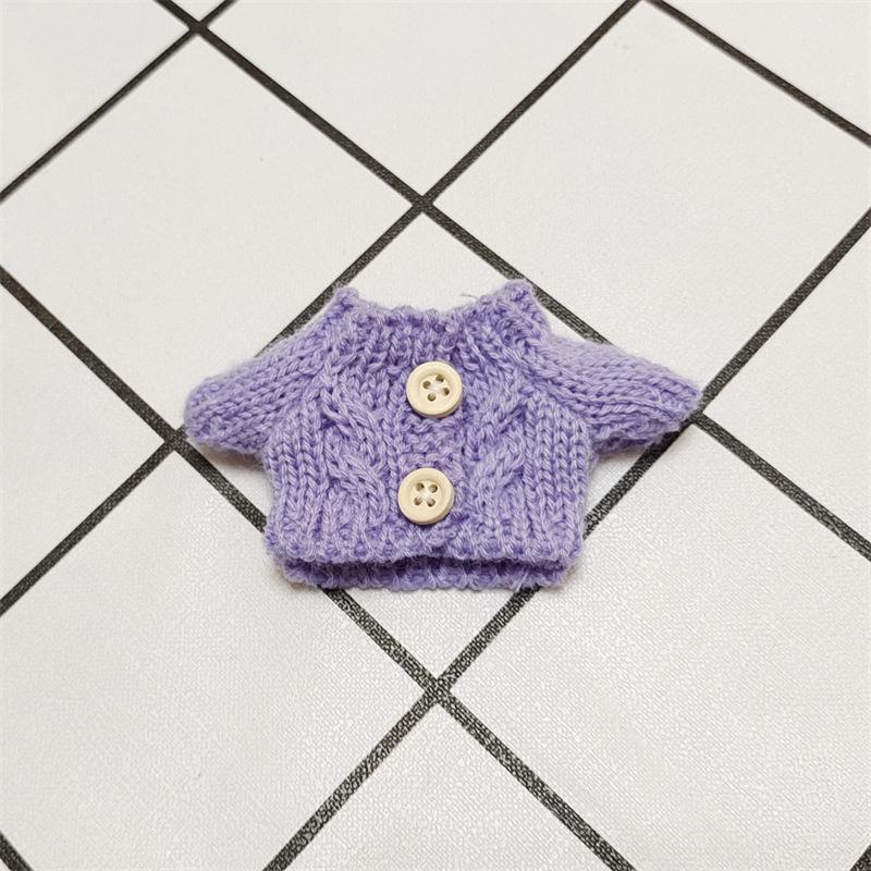 Аксессуары для одежды для куклы Лабубу: Свитер, кардиган и шарф (Кукла в комплект не входит.) - В наличии