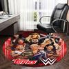 Коврик WWE Chair Round Rug - Ковер для офиса, Машинная стирка, Нескользящий, Подходит для гостиных, спален