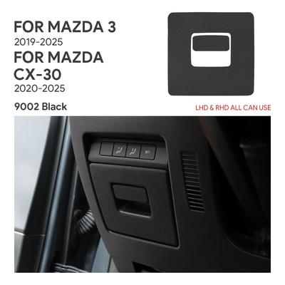 Верхняя отделка из замши LHD RHD Наклейка для Mazda 3 BP Axela CX30 CX-30 2024 2025 Панель вещевого ящика водителя автомобиля