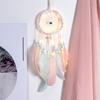Dreamcatcher Grid Design Hanging Dreamcatcher LED Light Wall Pendant for Bedroom