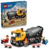 Игрушка-бетономешалка LEGO City, Подарок на день рождения, Строительные блоки, Мальчики и девочки, Возраст 7, 8 и 9 лет, Ученики начальной школы, Транспортное средство, Миниатюрный автомобиль, Стильный Инт