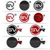 3D Metal Car Front Grille SVR Logo Decoration Rear Trunk SV Emblem Badge Stickers For La-nd R-over Ra-nge Ro-ver Sport