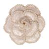 Цветочная брошь Элегантный декоративный аксессуар Декор Украшение для пальто Костюма Накидки Белый