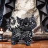 Mysterious Black Cats Statue Home Countertop Decoration Ornament
