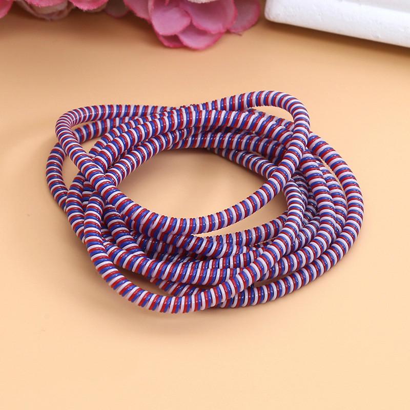 1,4 м красочный кабель протектор линии передачи данных веревка крышка наушников