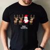 Santa Claus Men T-shirts Oversized Clothes Emergency Room Nurse Ugly Christmas T-Shirt Christmas Tree Tees Xmas Happy New Year