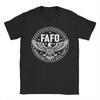 Футболка FAFO Operation Epic Fury Eagle Новинка Футболки С коротким рукавом Уличная одежда Топы Пляж Хлопок Большой размер 5XL Футболки