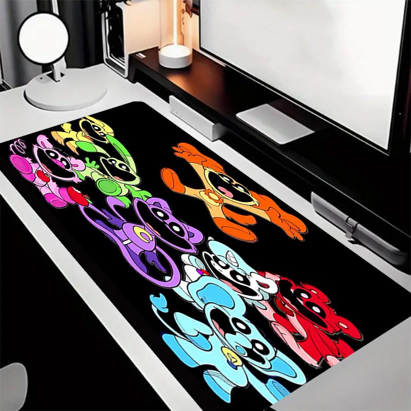 Smiling Critters Theme Premium Non-slip Mouse Pad with Stitched Edges,Durable Rubber Material,for Desktop & Gaming Great Gifts