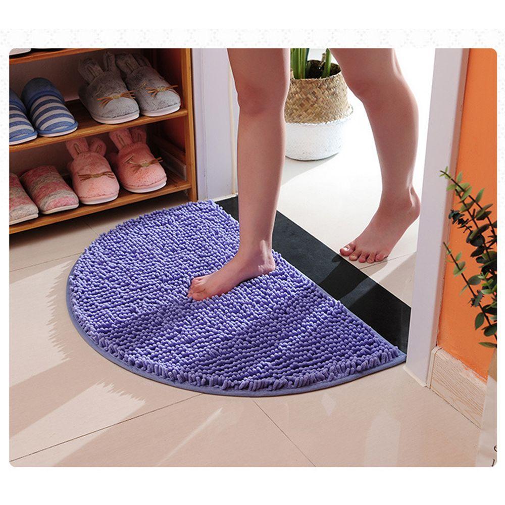Toilet Non Slip Water Absorbent Pet Mat Floor Carpet Bath Mat Shower Rug Chenille