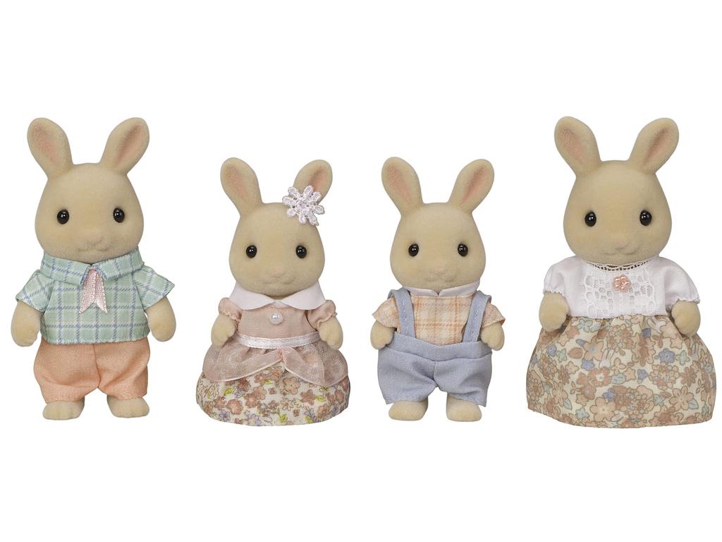 Sylvanian Families Doll Rabbit ST Mark Certified Ages 3 and Up Toy Dollhouse Sylvanian Families Epoch EPOCH [Milk Family] FS-47
