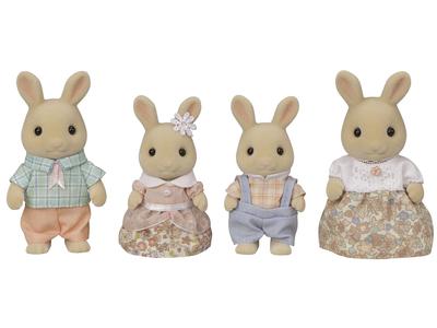 Куклы Sylvanian Families Кролик Сент-Марк Возраст 3+ и Игрушка Sylvanian Epoch [Молочная семья] FS-47 Сертифицировано, Вверх, Кукольный домик, Семьи,