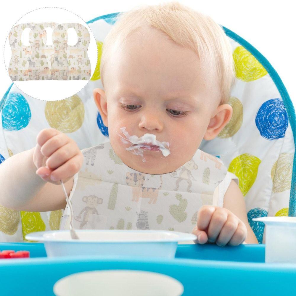 Водонепроницаемые одноразовые слюнявчики, портативные детские тряпки для отрыжки, новое нетканое полотенце для слюней