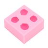4-Cavity Strawberry Silicone Mold Non-Stick Surface Fondant Mold Chocolate Mold  Candy Making
