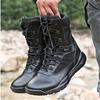 Fashion Army Boots Men Military Boots Spring Summer Army Boots Tactical Black Brown Men Casual Shoes Solid Anti-Slip Male Casual Sneaker