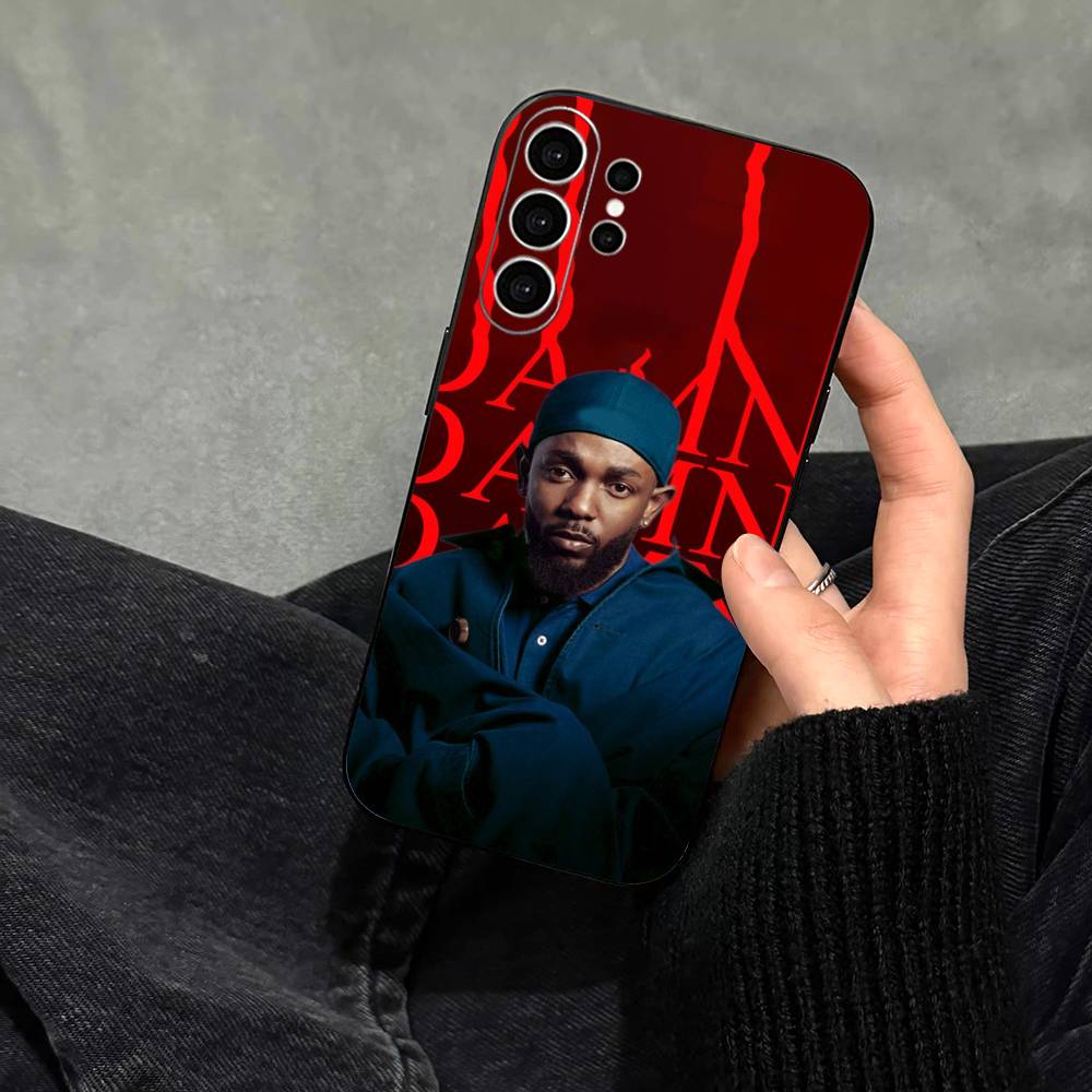 Чехол для телефона рэпера Кендрика Ламара для Samsung S25, S24, S21, S22, S23, S30, Ultra, S20, Plus, Fe, Note, 10, 9, 5G Черный