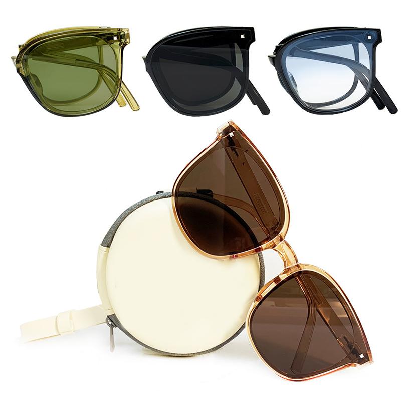 Способные женские складные солнцезащитные очки для улицы Uv400 унисекс портативные солнцезащитные очки