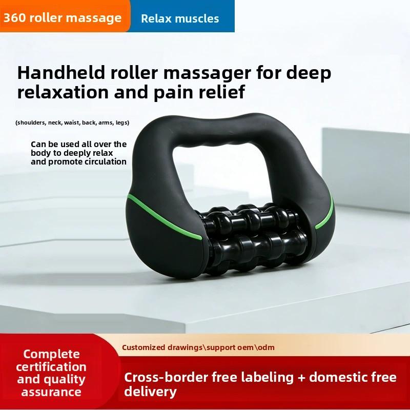 Masajeador corporal eléctrico con rodillos 8 niveles de intensidad para alivio muscular