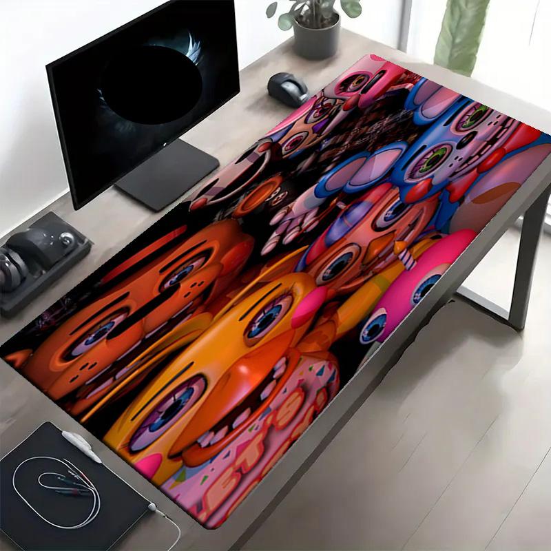 Five Nights at Freddy's Print Mouse Pad, Anti‑Slip Desktop keyboard Mat, for PC Laptop Gaming Working Daily Use, Cool Festival Surprise Gift
