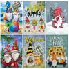 5d Алмазная картина Рождество Санта-Клаус DIY Алмазная вышивка Крестом Подсолнух Рукоделие Настенное искусство