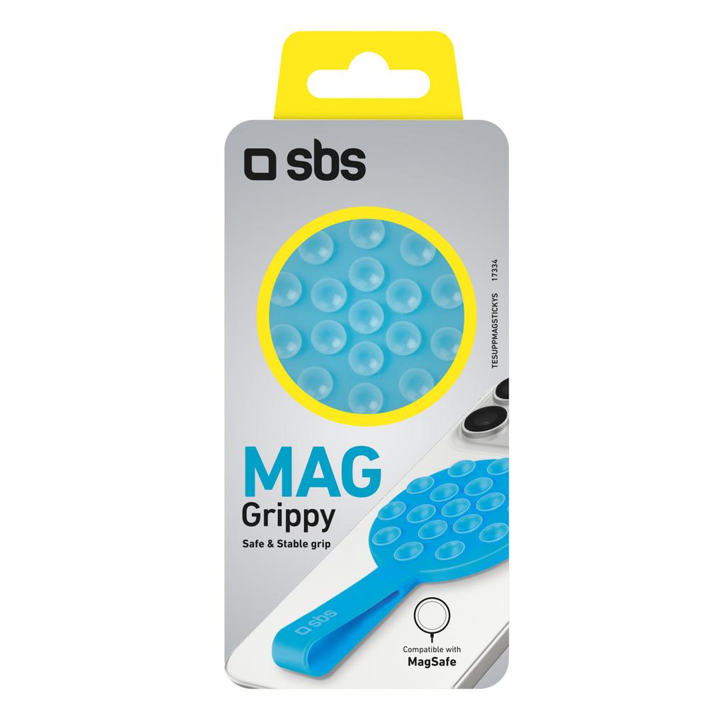 MagSafe suction cup smartphone holder - blue