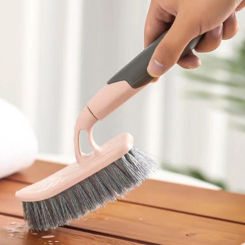 Long Handled Cleaning Brush Floor Brush Gap Brush Multi-functional Cleaning Tool for Household Bathroom Hard Bristles