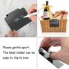 Removable Chalkboard Labels Clip On Pantry Labels Pantry Basket Labels  Pantry