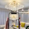 Современная хрустальная светодиодная люстра E14 потолочная люстра для гостиной, спальни, потолочный светильник, люстра, потолочный светильник, домашний декор, роскошь